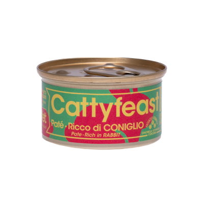 CattyFeast Patè rich in Rabbit - Sterilized - 24 x 85 g