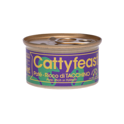 CattyFeast Patè rich in Turkey - Sterilized - 24 x 85 g