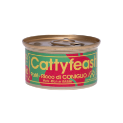 CattyFeast Patè rich in Rabbit - Sterilized - 24 x 85 g