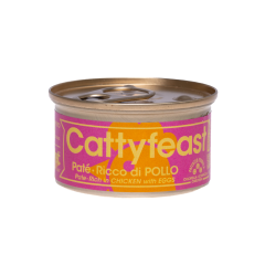 CattyFeast Patè rich in Chicken and Egg - Adult - 24 x 85 g