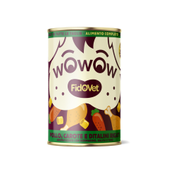 Wowow Chicken with Carrots and Ditalini Rigati - Adult - 12 x 400 g