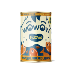 Wowow Salmon and Flax seeds 12 x 400 g